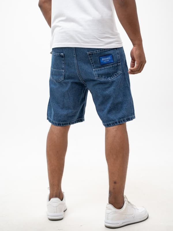 MyStars Blå Basic Herr Blå Jeansshorts 29
