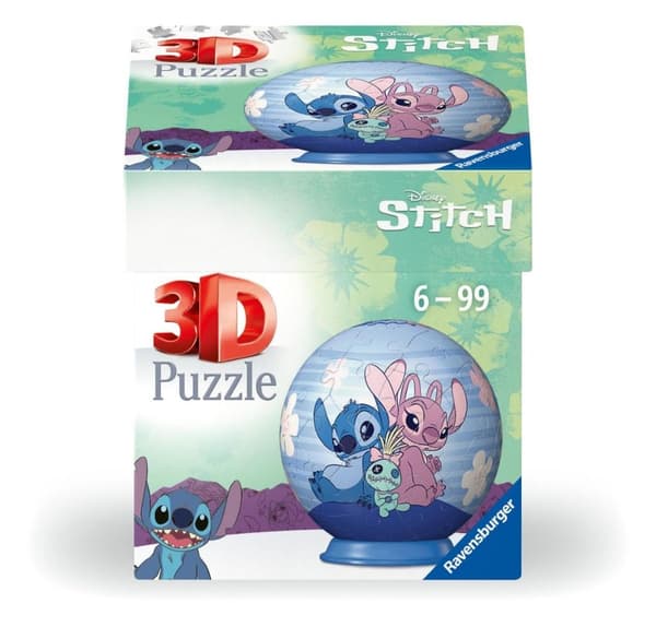 3D-puslespilskugle: Stitch 3