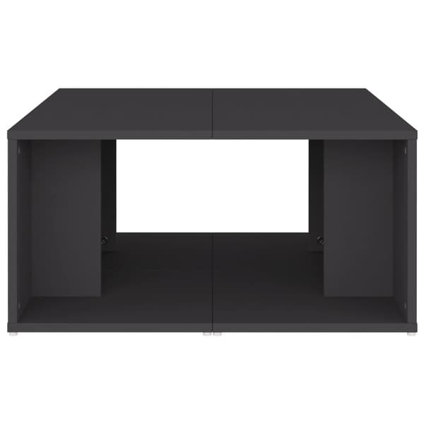 vidaXL Soffbord, set om 4, grå, 33x33x33 cm