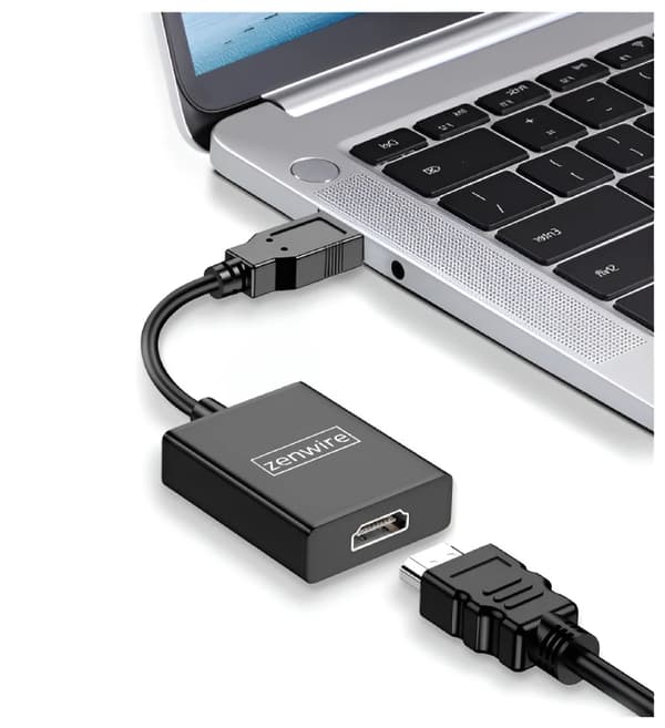 USB 3.0 til HDMI konverteradapter til Zenwire ZC-10 grafikkort