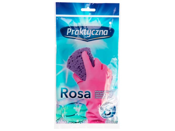 PRAKTISKA LATEXHANDSKAR ROSA -S