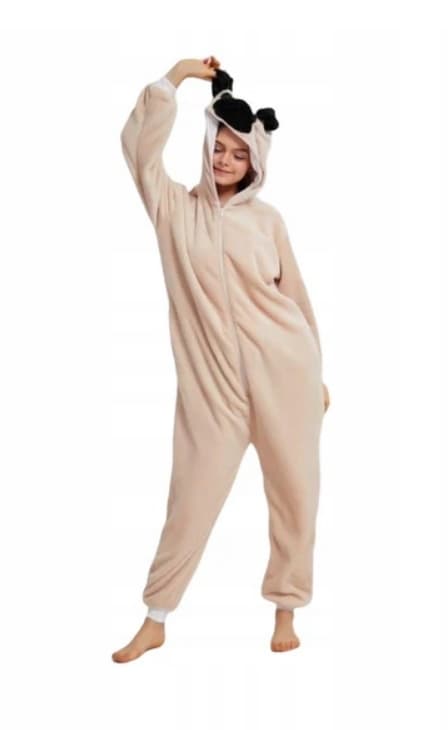 Kigu mops onesie-pyjamas jumpsuit størrelse S