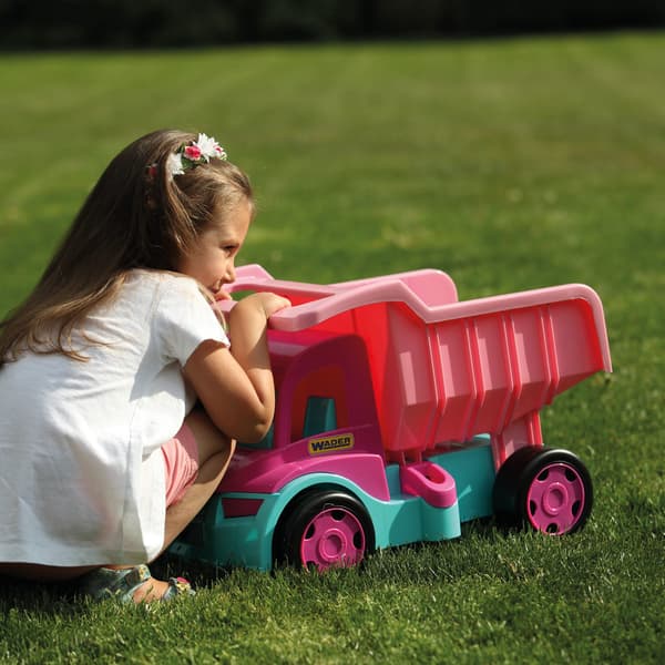 Kæmpe dumptruck lyserød 65006