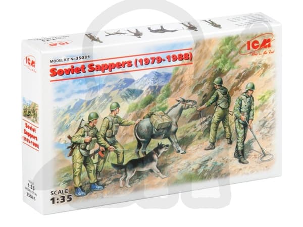 ICM35031 Sovjetiska sappers 1979-1988 4 figur 3 soldat