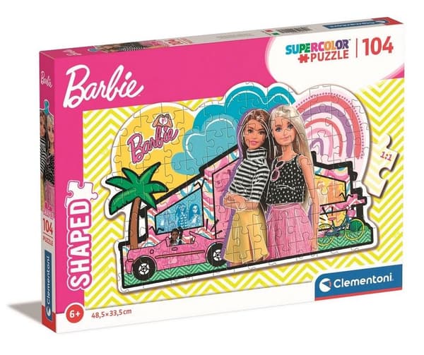 Puslespil 104 Unik Barbie-samling