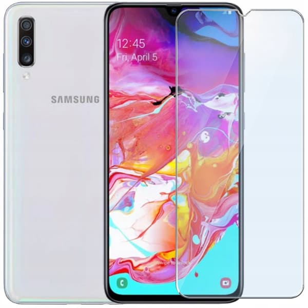 2x Härdat glas för Samsung Galaxy A70 Glas 9H | 2-pack