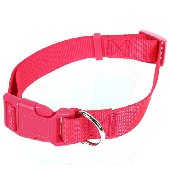 Slitstarkt halsband för husdjur i rosa