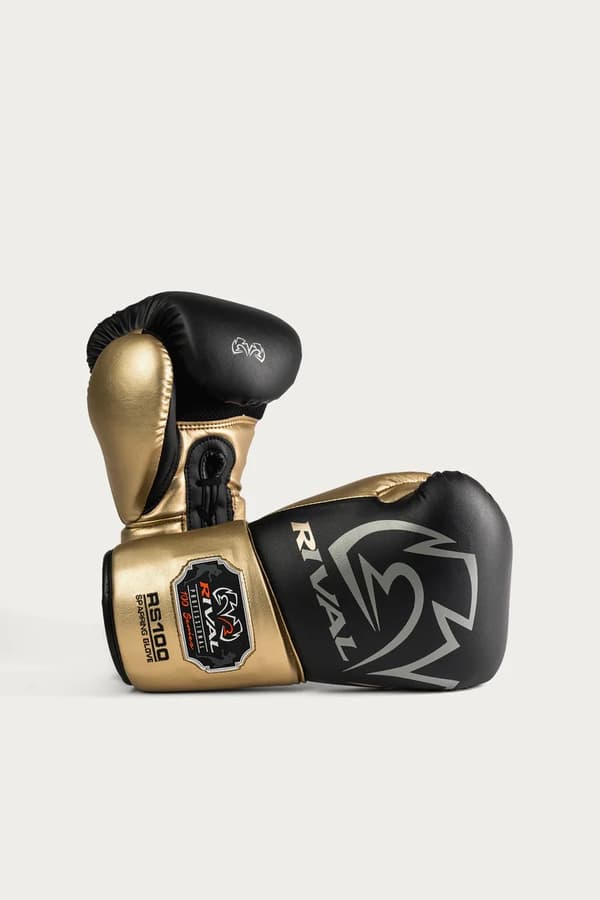 Rival RS100 Boksehandsker 14OZ Sort/Guld