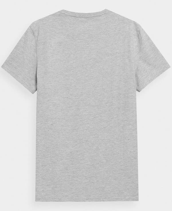 4F grå bomulls-T-shirt sportstorlek S