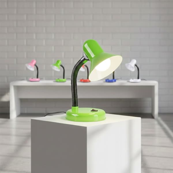 Mentor Grøn Skrivebordslampe 1xE27
