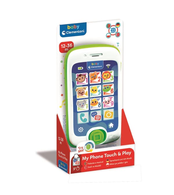 Talende smartphone. Touchskærm.