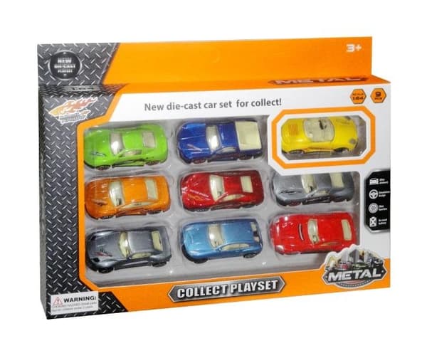 Autopalle 9 stk.