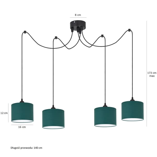 Tornado PAM4 lampe grøn