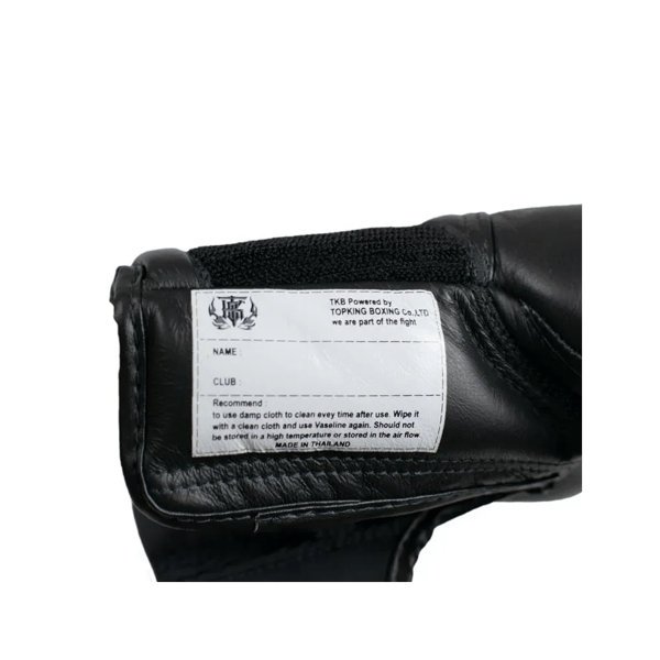 Top King Super Air Muay Thai Boksehandsker Sorte 12OZ