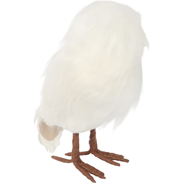 Uggla vacker fluffig juldekoration vinterdekoration 28 cm