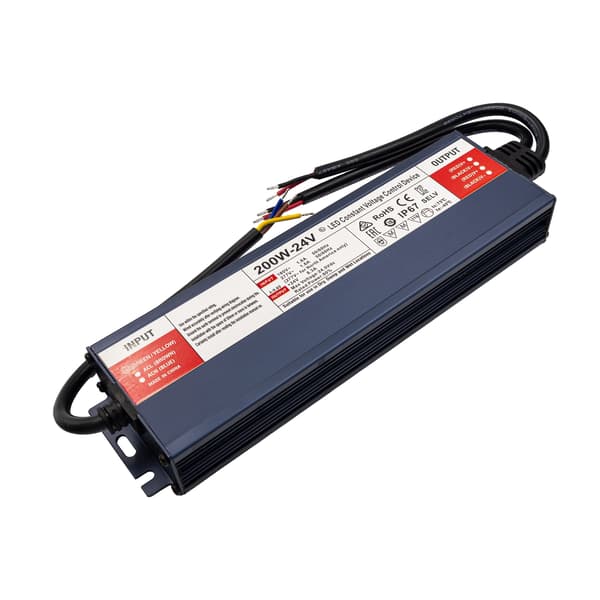 Vandtæt 24VDC 200W IP67 strømforsyning