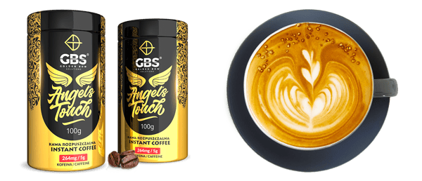 GBS Angel's Touch Instant Coffee - 100g Chokolade Mint