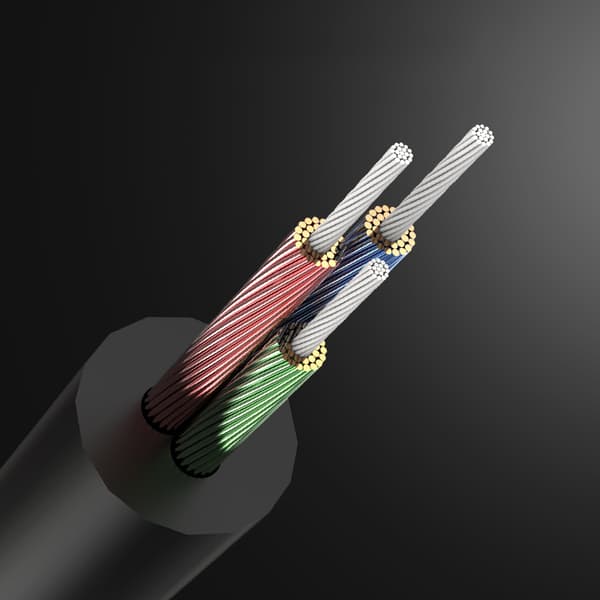 AV119 mini-jack 3,5 mm lydkabel 5 m - sort