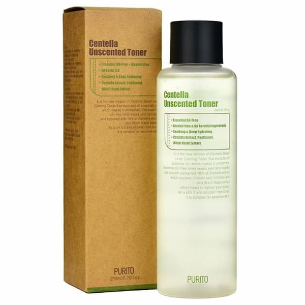 Purito Centella Hajusteeton Tonic - 200 ml
