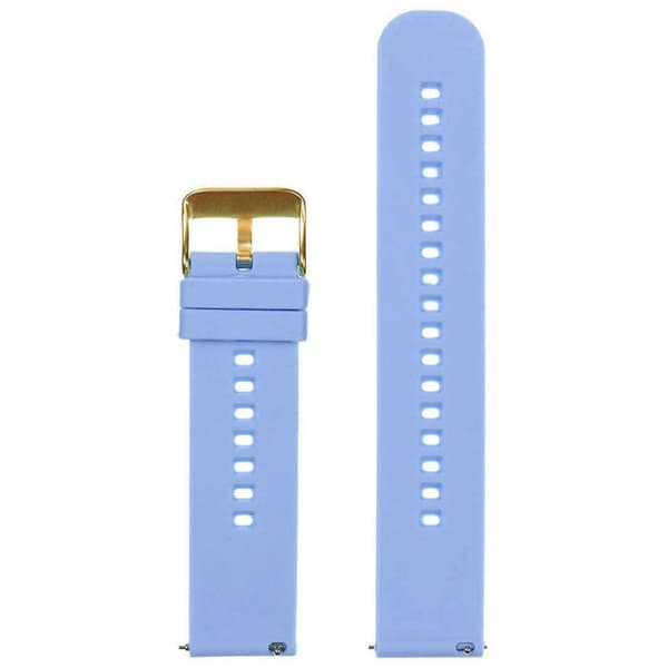 Gummirem til U27 - lys violet/guld - 18mm