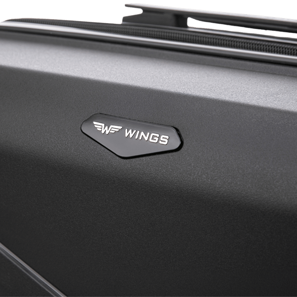 Mellemstor kuffert Wings PHOENIX 2.0 polypropylen 24" SORT