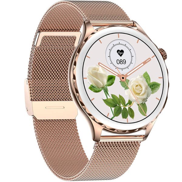 Damsk smartwatch Rubicon RNCF02 - Samtal, Extra rem (sr048b)