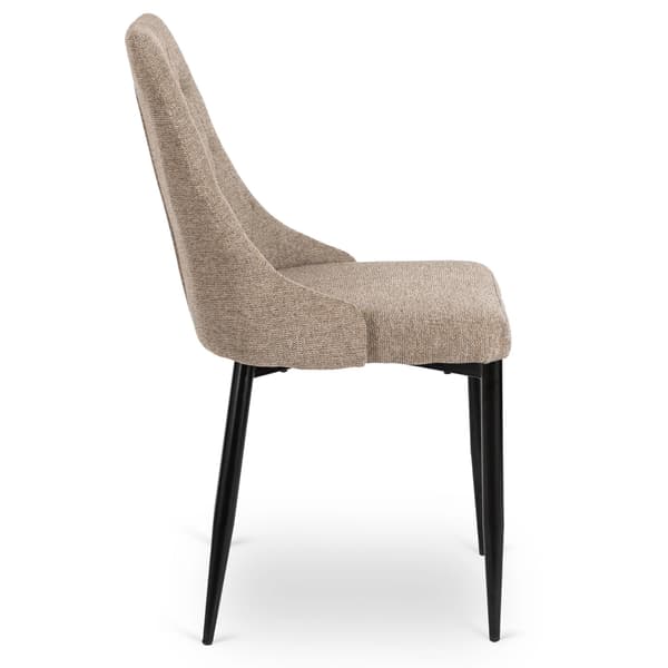 Polstret stol til stue CORK 2 Beige Moderne Loft