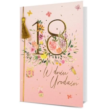 Kort B6 Fødselsdag 18