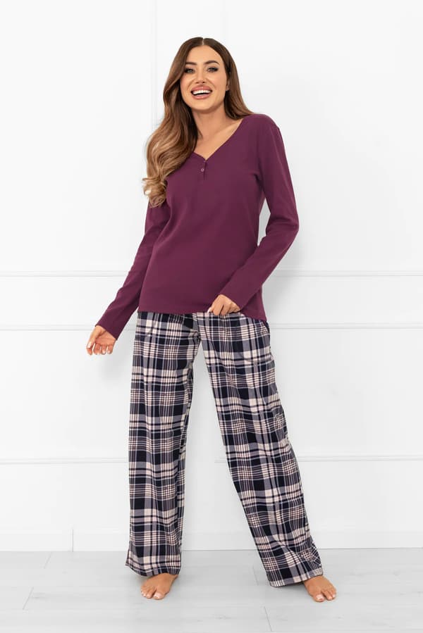 Dampyjamas med lång ärm, långbyxor Donatella S