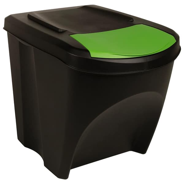 vidaXL Stapelbara papperskorgar, 4 st, antracit, 100 l