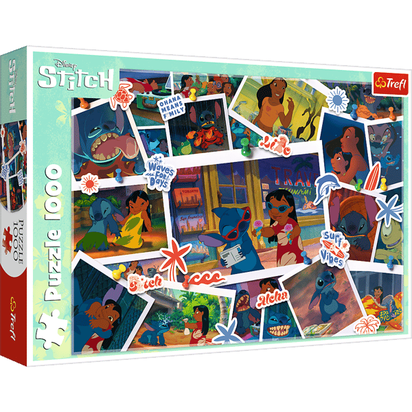 10882 puslespil 1000 brikker - Lilo og Stitch - søde minder