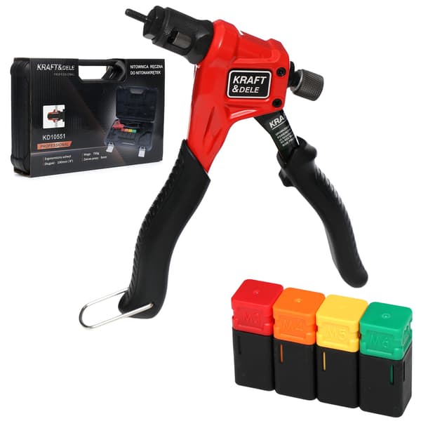 Handnitång för nitmuttrar 190 mm KD10551