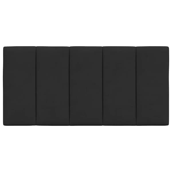 vidaXL Sängynpäädyn tyyny, musta, 100 cm, sametti