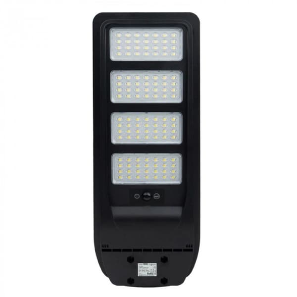 ECONOMY Solcellsgatulampa 200W Rörelsesensor 4000K Neutralvit IP65