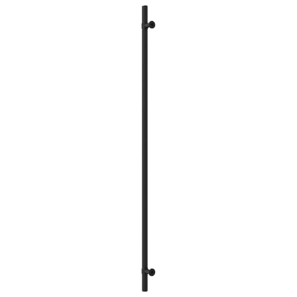 vidaXL skabsgreb 10 stk. sort 480 mm rustfrit stål