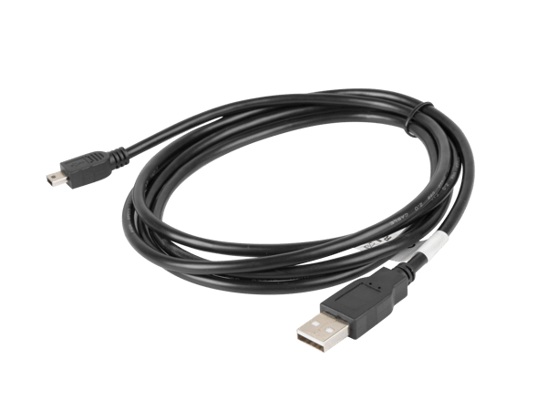 1,8 m mini-USB (han) til USB-A (han) 2.0 kabel, sort, Lanberg miniUSB