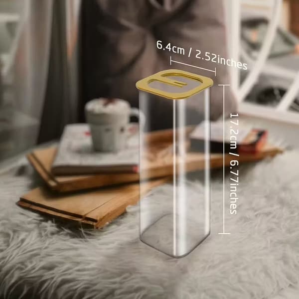 Elegant røgelsesholder i glas med røgelsespindholder