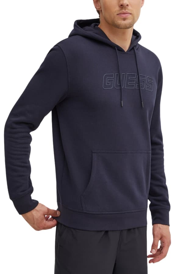 Guess Marinblå Herr Aldwin XL Sweatshirt