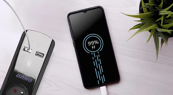 Strømskinne 8-vejs forlængerledning 2xUSB oplader 3m afbryder