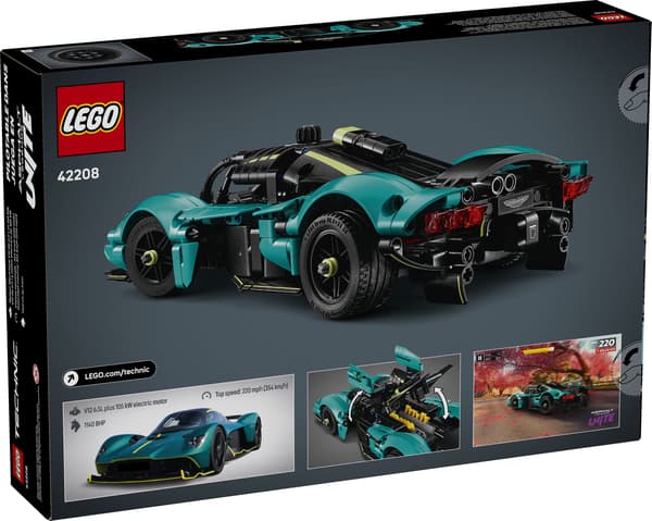 Lego Technic 42208. Aston Martin Valkyrie