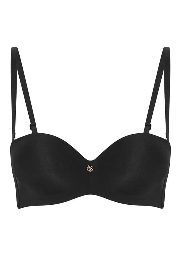 RAFFEN Esotiq push-up balconette bh | sort 75E