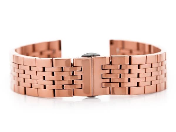 Armbånd Pacific Model 4 - rosaguld 18mm