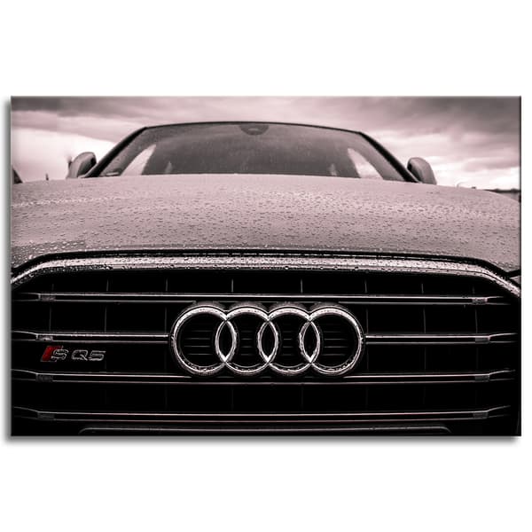 Canvastavla Barn Audi Bil 90x60