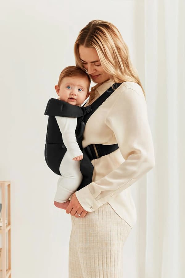 BABYBJÖRN MINI Vævet - Bæresele, sort