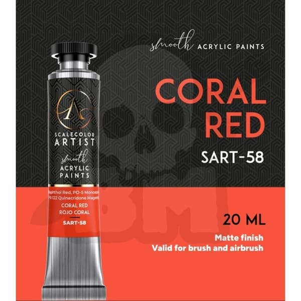 SART-58 Scale75 Artist Range Korallröd