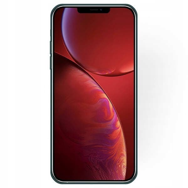 Etui til iPhone 13 Silikone Mat Grøn Bagside Slim+ 9H Glas