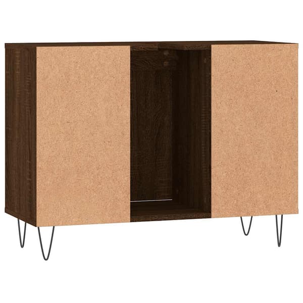 vidaXL badeværelsesskab brunt egetræ 80x33x60 cm