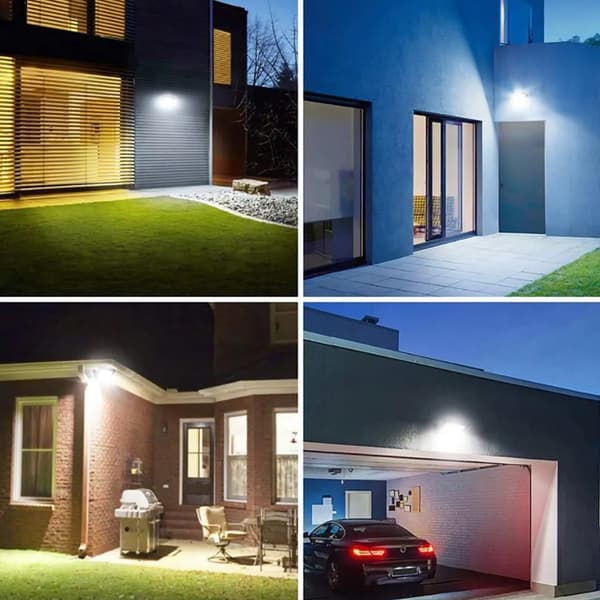 HALOGEN LED SPOTLIGHT UDENDØRS VÆGLAMPE HAVE 10W 6500K