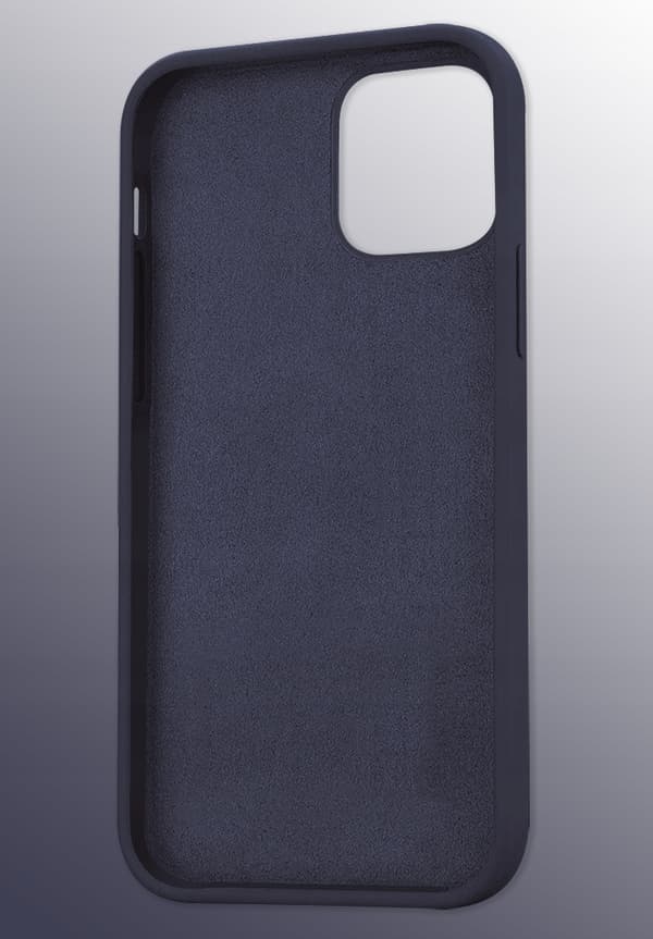 ETUI til iPhone 13 Pro SLIM MAT MAT MARINEBLÅ BAGSIDER + 9H GLAS