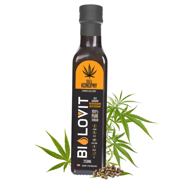 Bilovit - Koldpresset hampolie - 250 ml